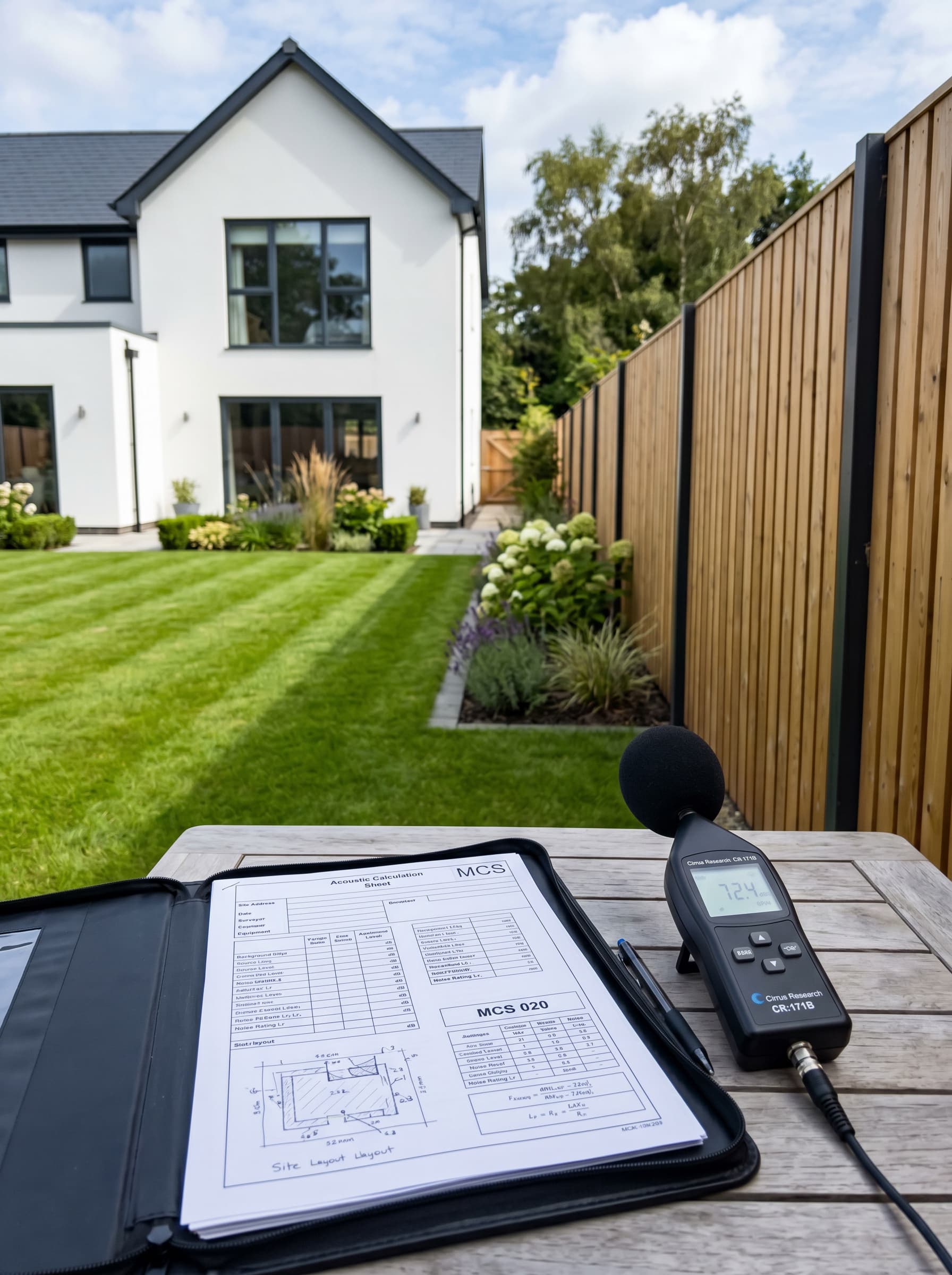 Air Source Heat Pumps — Noise assessment at boundary